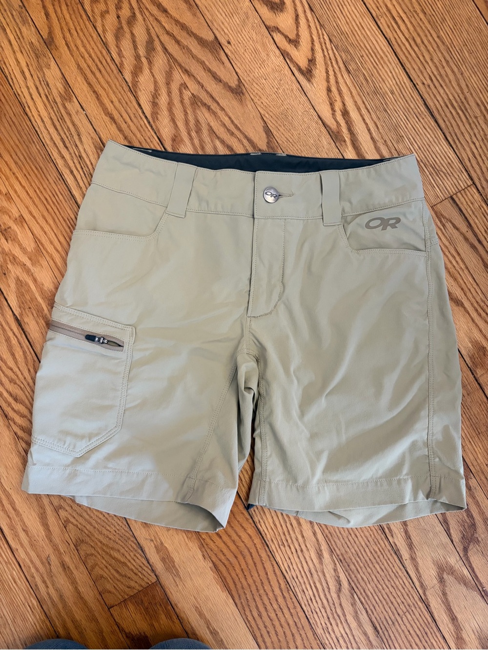 Outdoor Research Women's Sandstone Shorts - Tan and Black